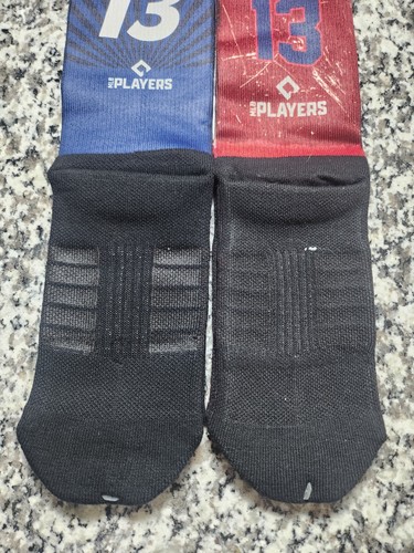 2 PACK STRIDELINE MLB RONALD ACUNA JR. #13 ATLANTA BRAVES SOCKS M/L NWT UNISEX - Picture 5 of 6