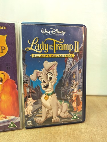 Disney Classics ~ LADY & THE TRAMP + LADY & THE TRAMP 2 - Disney VHS Video Tape - Picture 3 of 7