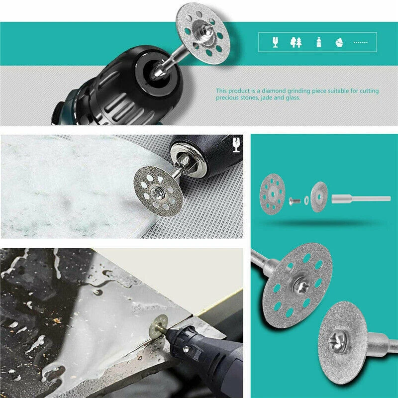 10 2 Diamond Cutting Wheel For Dremel Rotary Tool Die Grinder