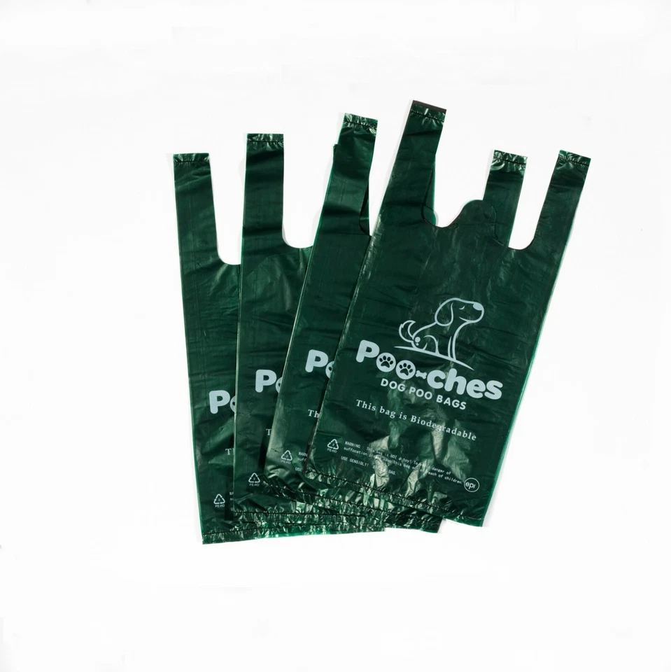 Dog Poo Bags 550 Pack With Tie Handles Strong Biodegradable Premium by Poo-ches® - Imagen 4 de 4