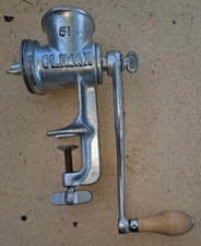 Climax No. 51 Vintage Meat Sausage Grinder Food Table Clamp USA 