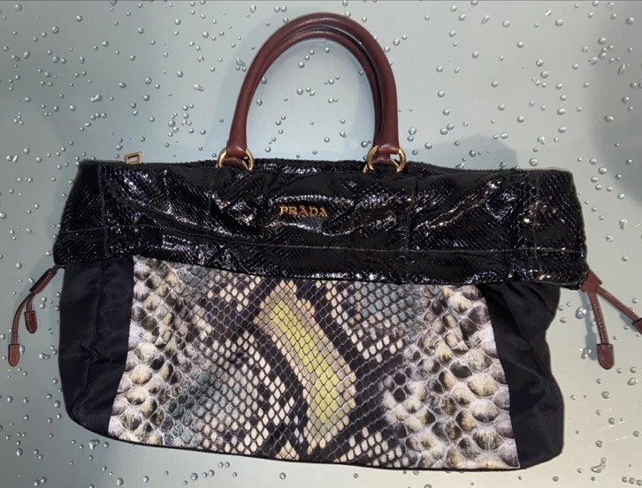 Prada top snake bag