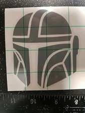 The Mandalorian Vinyl Decal/Sticker - 3.5" H - Star Wars, Baby Yoda