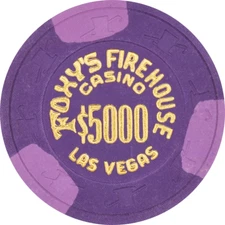 Foxy's Firehouse Casino Las Vegas Nevada $5000 Chip 1995