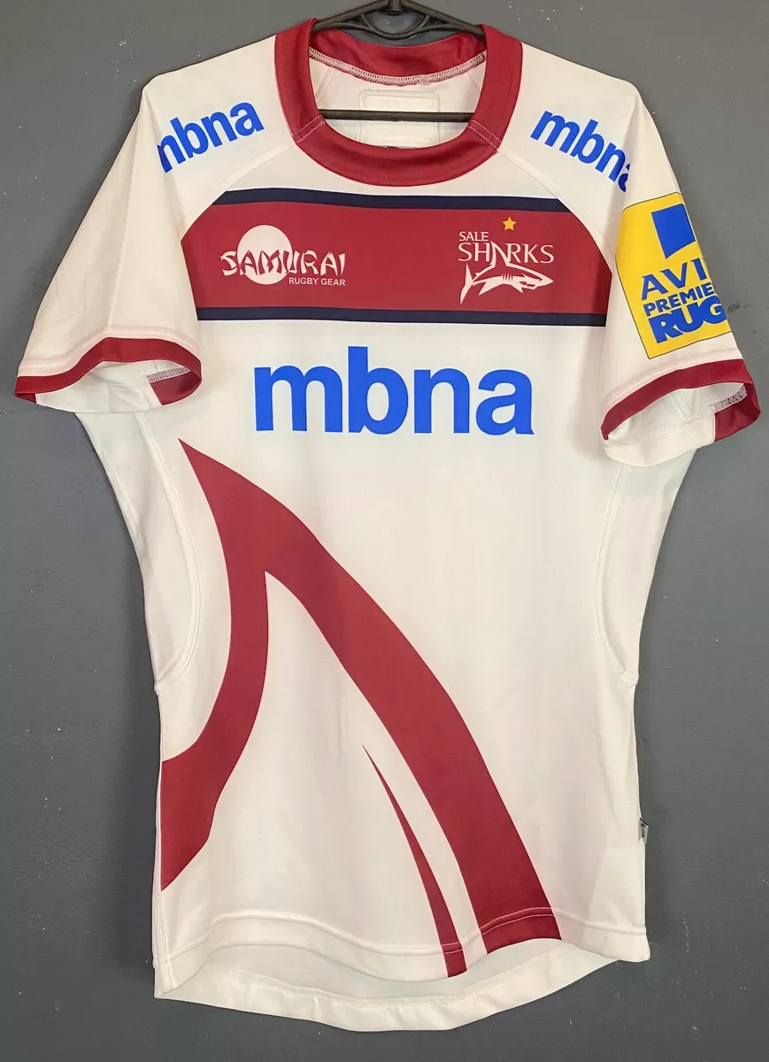 PLAYER ISSUE MENS RUGBY UNION SALE SHARKS 2013 2014 SHIRT JERSEY MAILLOT SIZE XL