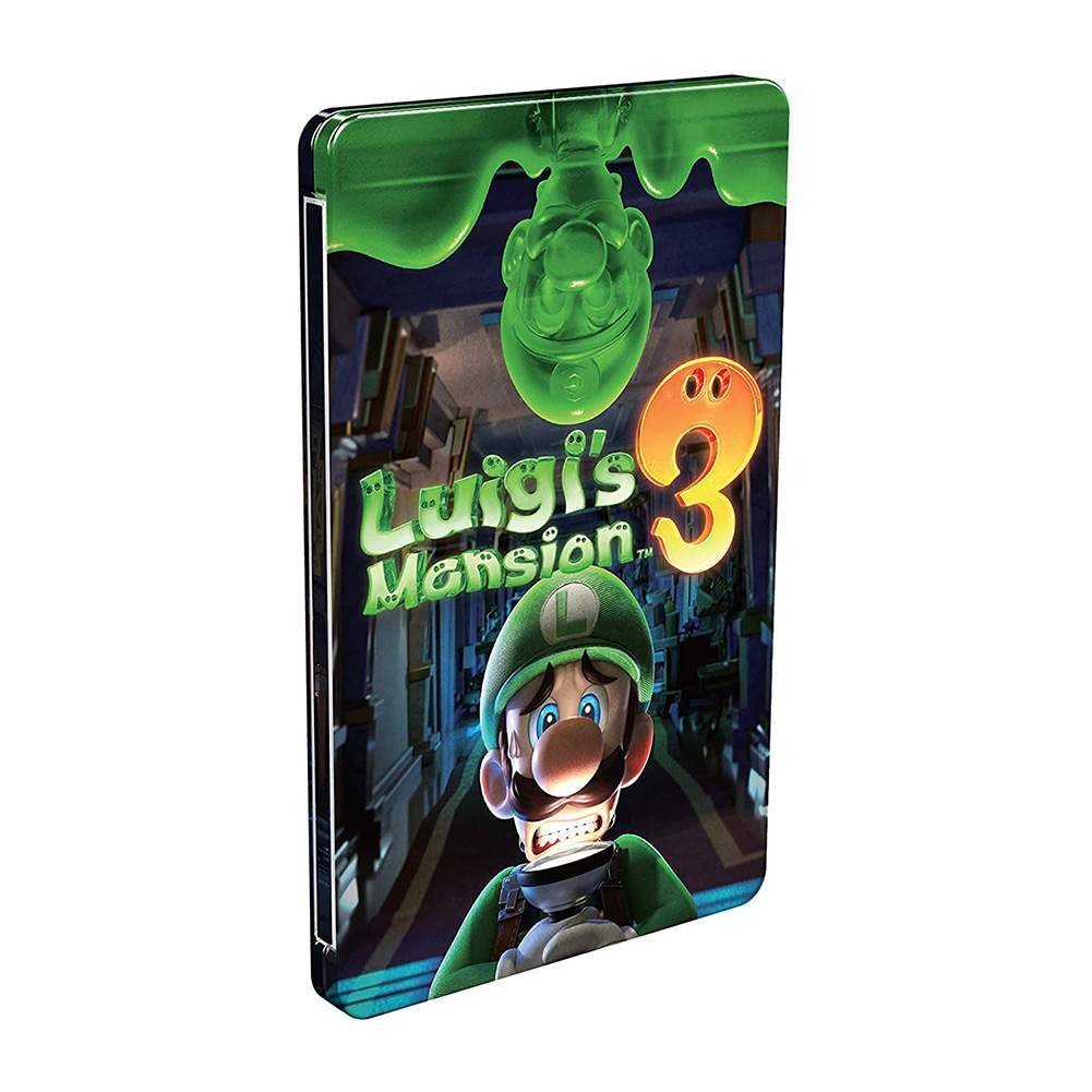 steelbook only luigi\\'s mansion steelbook Luigi's Mansion SteelBook Video  Game Case Nintendo Switch PAL, image size:1001x1001