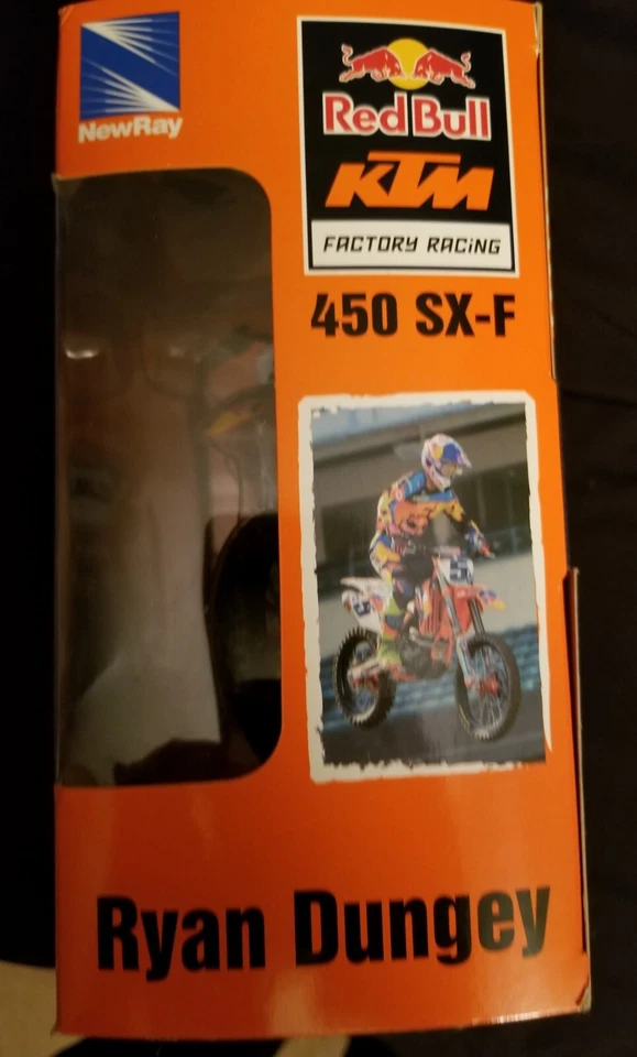 Ryan Dungey New Ray KTM 1:10 Die Cast Motorcycle 450 SX-F New - Image 4 of 4