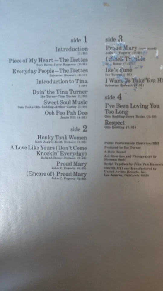 Ike and Tina Turner What You Hear Is What You Get Live at Carnegie Hall-Japan - Image 4 of 4