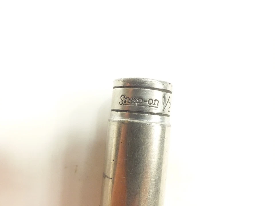 SNAP-ON TOOLS 3/8" DRIVE 1/2" DEEP 6 POINT SOCKET - MADE IN USA - SAE - SFS161 - Image 2 of 4
