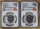 2023 S REVERSE PROOF SILVER PEACE MORGAN DOLLAR NGC PF70 ADVANCE RELEASES CABRAL