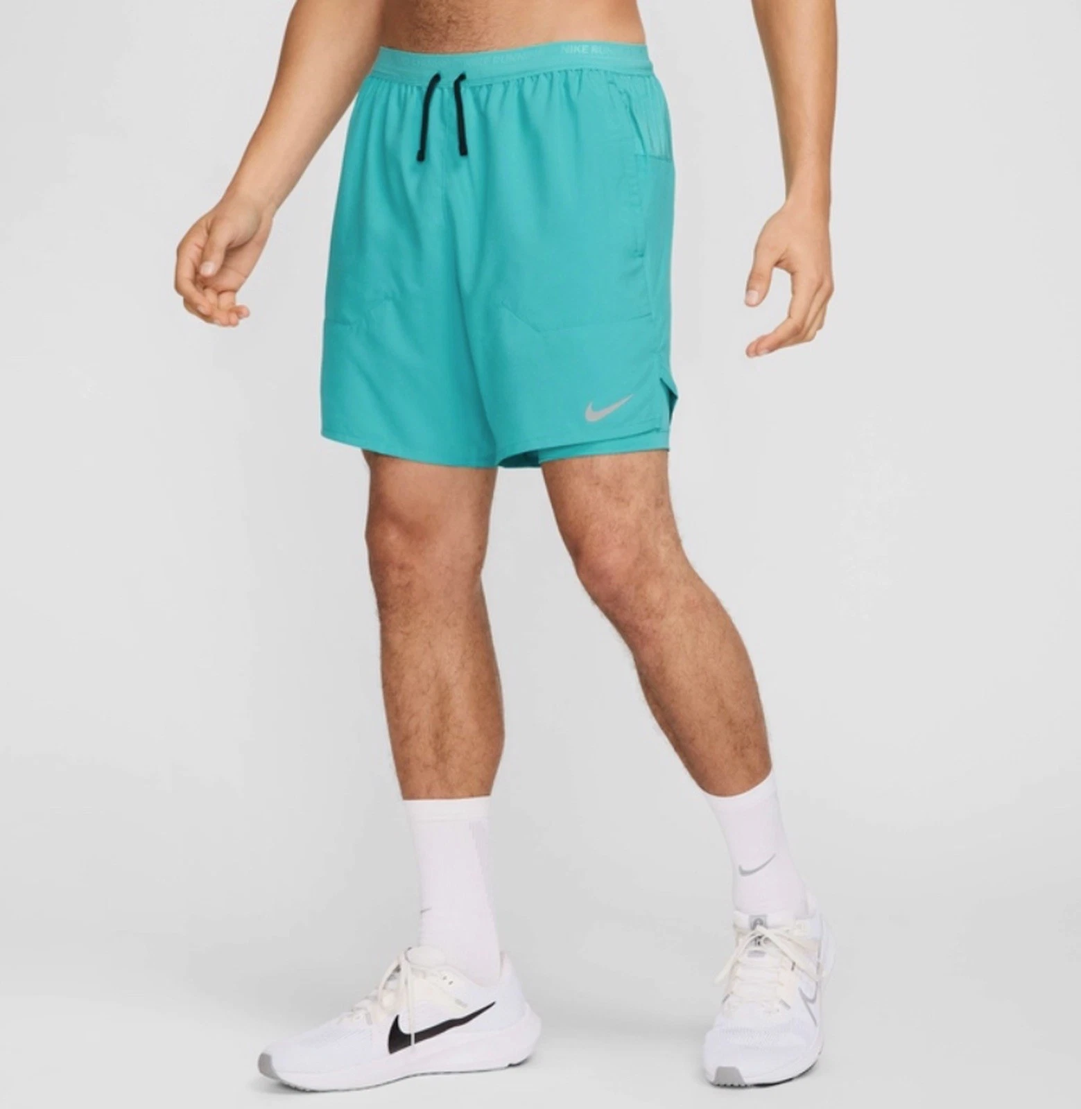 Nike Stride Dri-FIT 7" 2 in 1 Running Shorts Blue DM4759-345 Mens Size 2XL