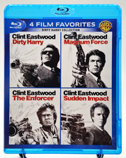 Dirty Harry: 4-Film Collection (4-Disc Blu-ray, 2013) Clint Eastwood