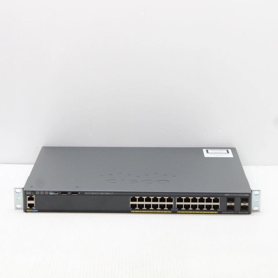 Cisco Catalyst WS C2960X 24PS L 2960x 24PS 24 x Port 1Gbps PoE Switch SFP+ - Image 2 of 4