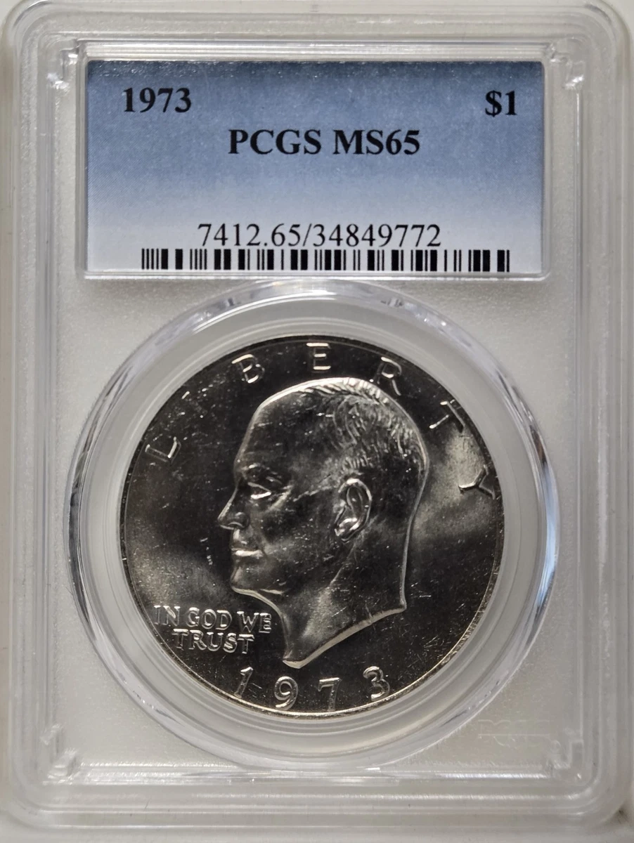 1973 Grade MS 65 Eisenhower Dollars (1971-1978) for sale | eBay