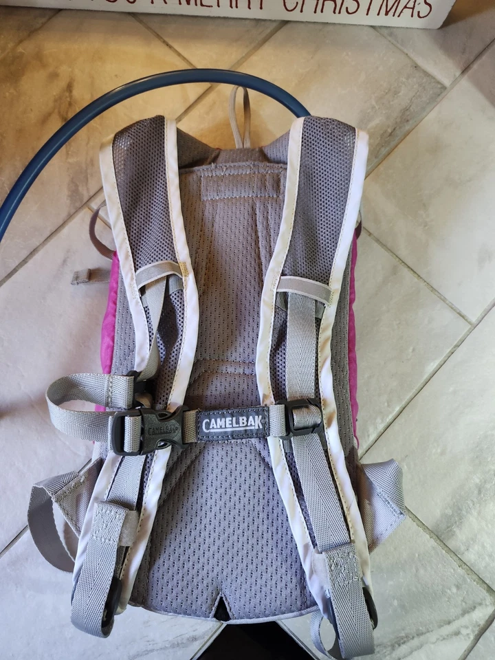 Mochila de hidratación CamelBak Mini Mule para senderismo y ciclismo, 50 oz rosa Foto 2 de 3