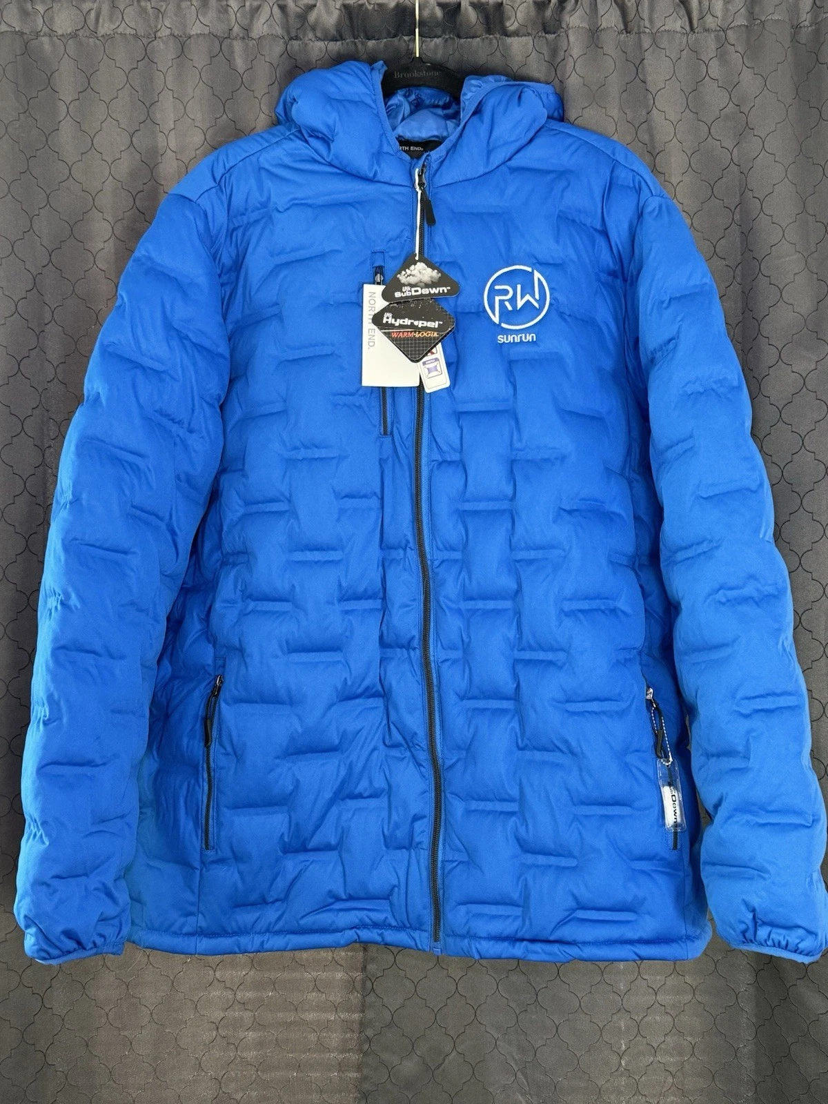 North End Sub Down Hydropel Warm logik Blue Jacket Men’s XXL Puffer New With Tag