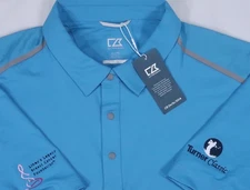 NWT CUTTER & BUCK MENS XL TURNEY CLASSIC LIBBY'S LEGACY BREAST CANCER POLO SHIRT