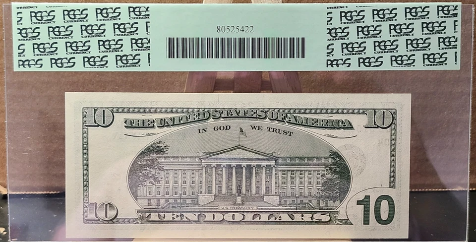 2003 $10 Federal Reserve Star Note PCGS 67 Superb Gem New PPQ Fr #2037-D* - Image 3 of 4