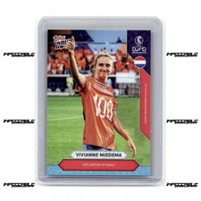 2025 Topps Now Women's Euro - #6 Vivianne Miedema /444 Century 100th Goal 
