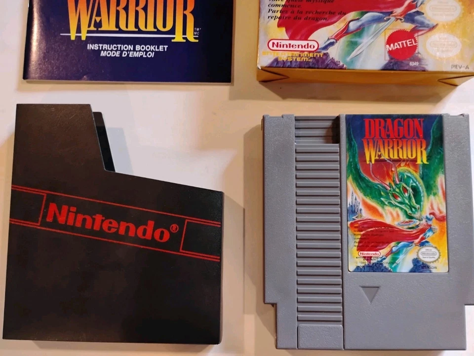 (Complete In Box) Dragon Warrior, With Expansion Map And Posters, Tested Works! - Image 2 of 4