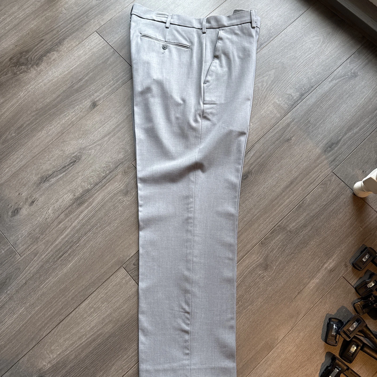 Croft & Barrow Dress Pants Men’s 36 x 29 No Iron Stretch Classic Fit Gray NWOT