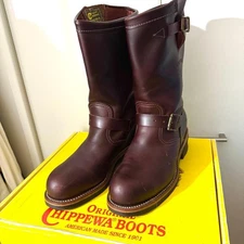 Chippawa Engineer US7E Leather Vibram Sole  Mens Work Boots