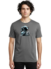 Astronaut-3 Mens Graphic Tee, 100% Cotton, Casual Summer Wear