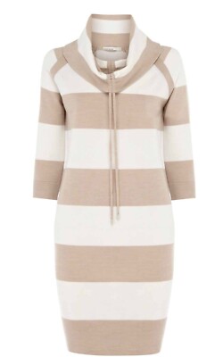 Karen Millen Sporty Stripe Knitted Dress Karen Millen Sporty