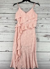 Women's Ruffle Midi Dress - Wild Fable Pink M