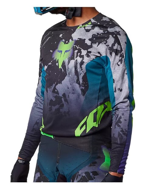 New Fox Racing 360 Dkay Jersey - Maui Blue - Large - 29609 New Fox Racing 360 Dkay Jersey - Maui Blue - Large - 29609