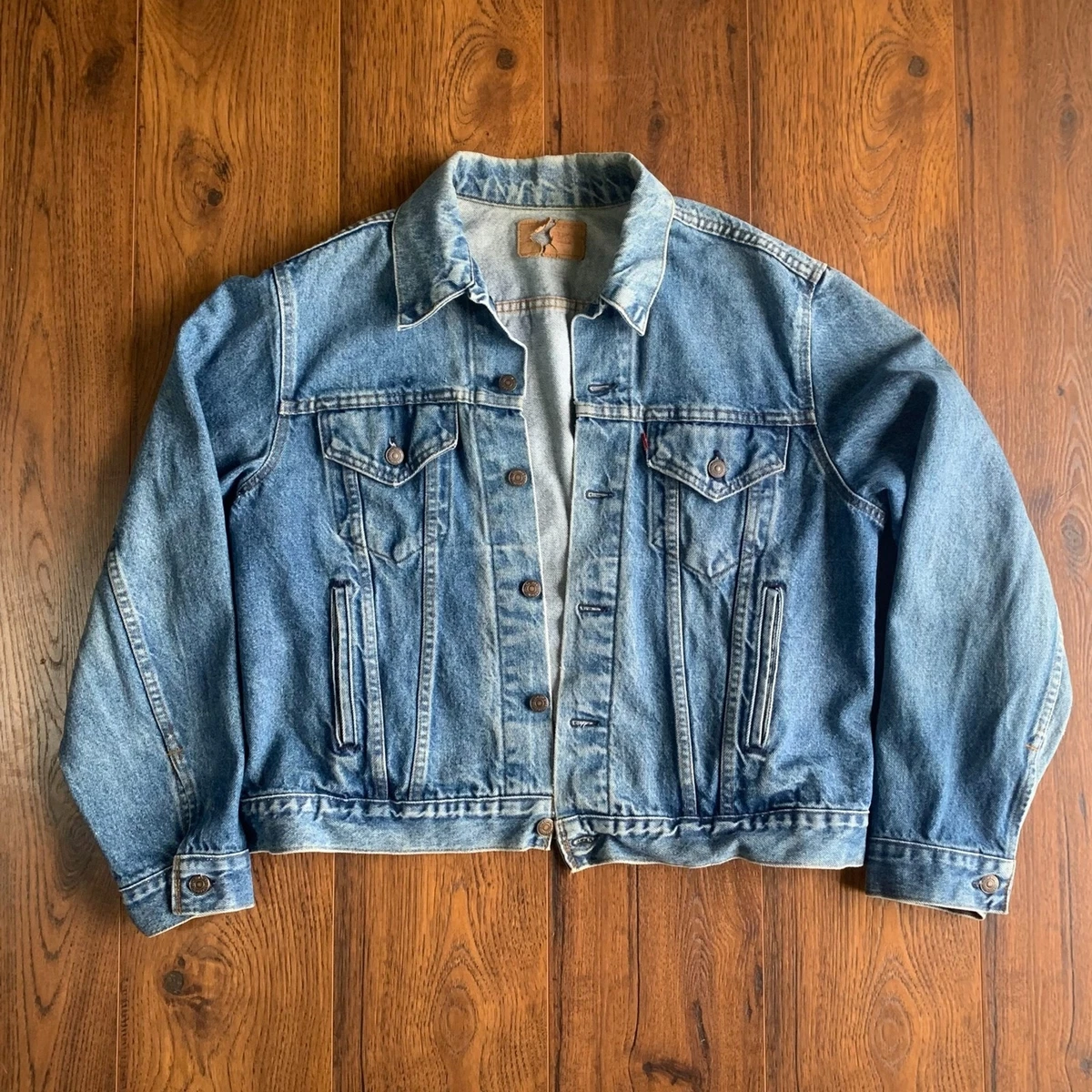 Vintage Levi's Denim Trucker Jacket 70s/80s Size 46