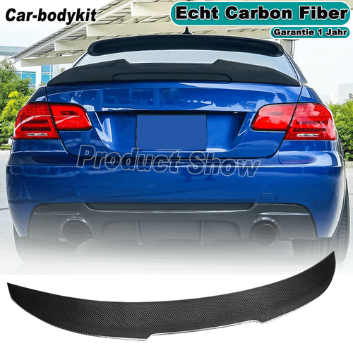 Carbon Heckspoiler Hecklippe Spoiler Passt für BMW E92 325i 335i 328i M3 Coupe  - Bild 1 von 12