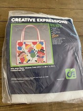 Creative Expressions Needle work clown Tote Kit "High Flyin" 1983 kit 5831