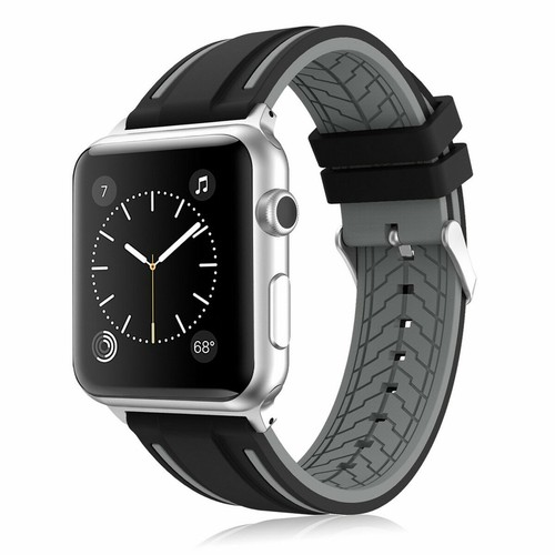 Silicone Sport Watch Band Strap for Apple Watch Series 9 8 7 6 5 4 3 2 1 Ultra 2 - Picture 27 of 46