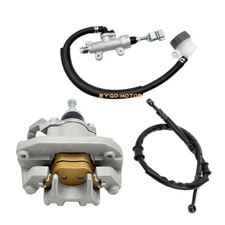 Rear Brake Caliper Master Cylinder Hose Kit for Honda TRX450R TRX450ER 2004-2014