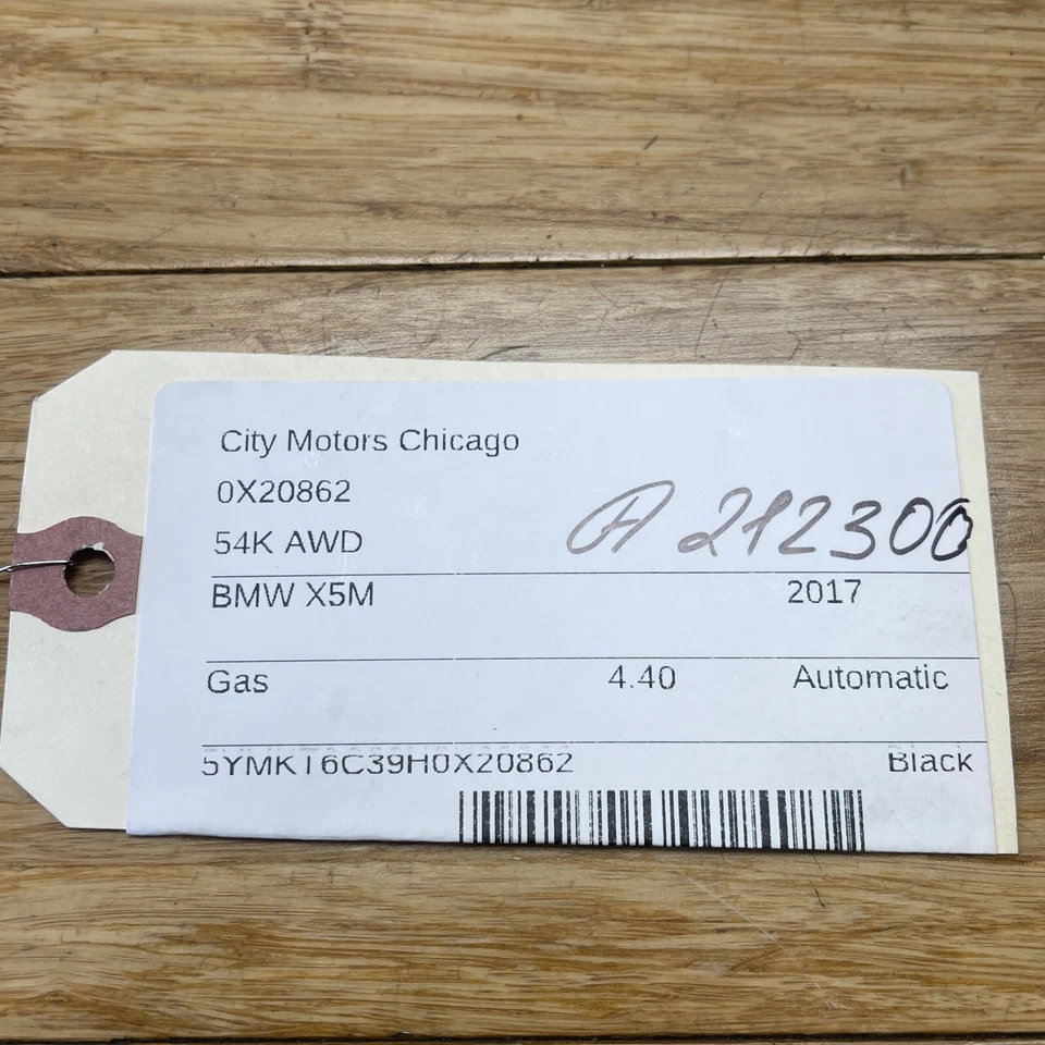 BMW X5M F85 F86 2013-2019 4,4 L doble turbo motor cárter de aceite 7854418 OEM Foto 2 de 4