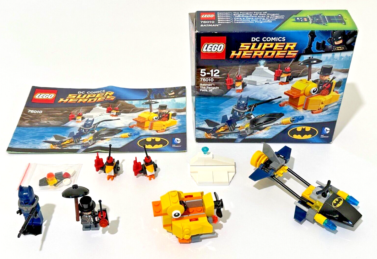 Retired ©2014 LEGO 76010 Super Heroes Batman The Penguin Face off 100%  Complete