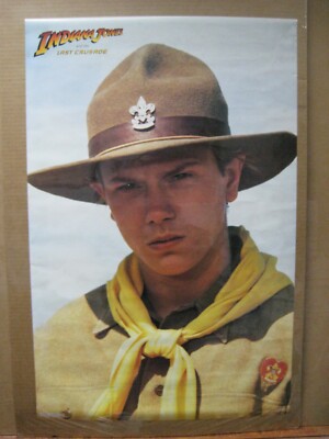 Vint Poster Indiana Jones Harrison Ford Movie 1989 Scout Last crusade Inv#G6297