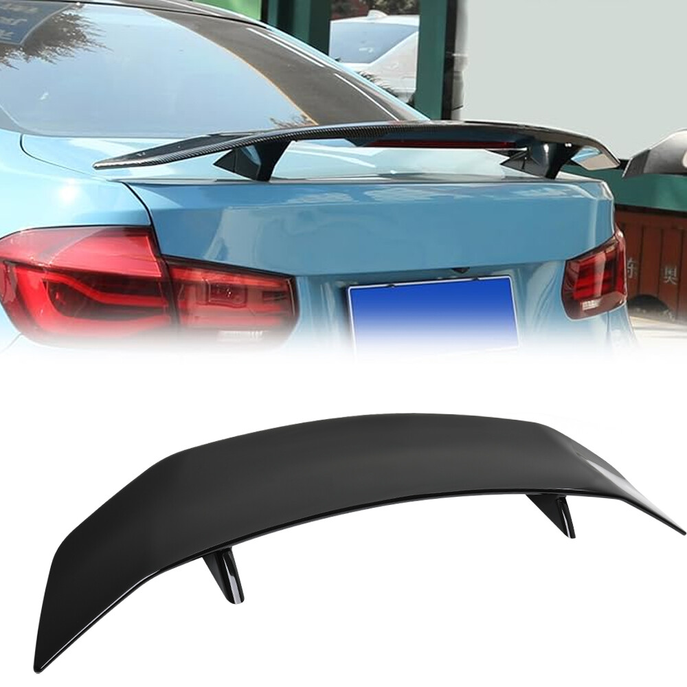46" Gloss Black ABS Rear Trunk Spoiler Racing Wing Lip For Maserati GranTurismo