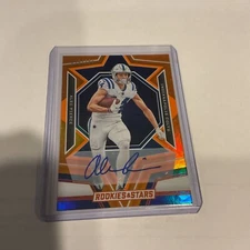 Alec Pierce 2023 Panini Rookies & Stars Orange Parallel SP Aut 142 /199 Colts