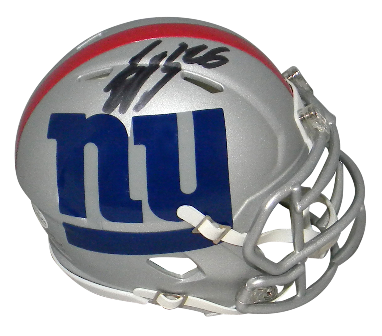 Saquon Barkley Autographed Signed New York Giants AMP SPEED MINI HELMET BECKETT 