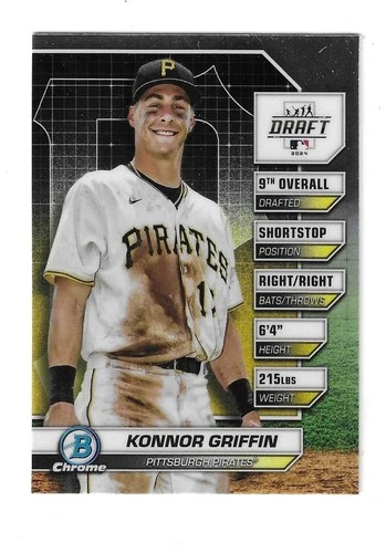 New ListingKonnor Griffin 2024 Bowman Draft Bowman Draft Night Card # BDN-2