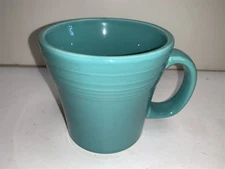 Fiesta Ware Home Laughlin Taper Mug 15 OZ Teal Turquoise Blue 