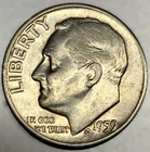 1959 - P Roosevelt Dime - Circulated Condition - 90% Silver - US Coin - 3967