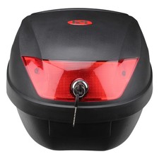 Koffer Top Case Reflektor Rot 28L universal für Benzhou Huatian Rivero Itteco