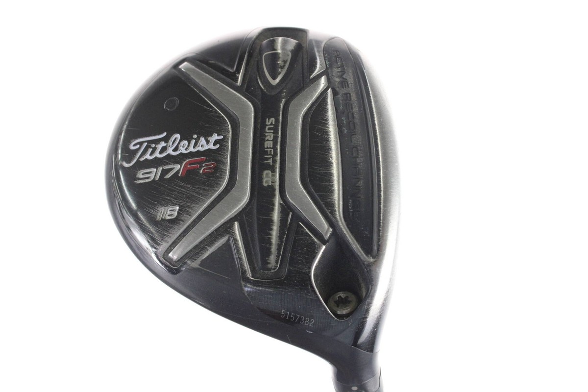 Titleist - titleist 917F2 5W 18° Titleist 917 F2 5W 18 Degree Stiff Flex Fairway Wood Tour AD
