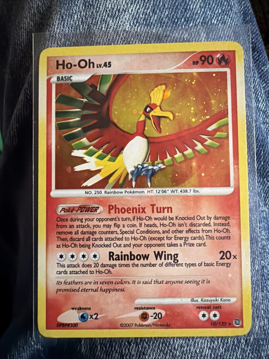 Ho-Oh LV.45 10/132【英語版】 Pokemon Ho-Oh 10/132 Holo Rare Secret