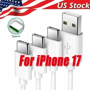IPhone 16 17 Pro Max Plus USB-A Cable Fast Charger Type C Charging Data lot Cord