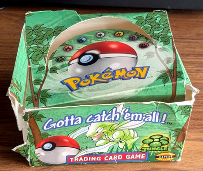 Pokémon 1999 Jungle Empty Booster Box Display Wotc Unlimited - poor condition
