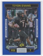 2023 Score Artist's Proof Tiyon Evans Rookie 18/35 Los Angeles Rams #336